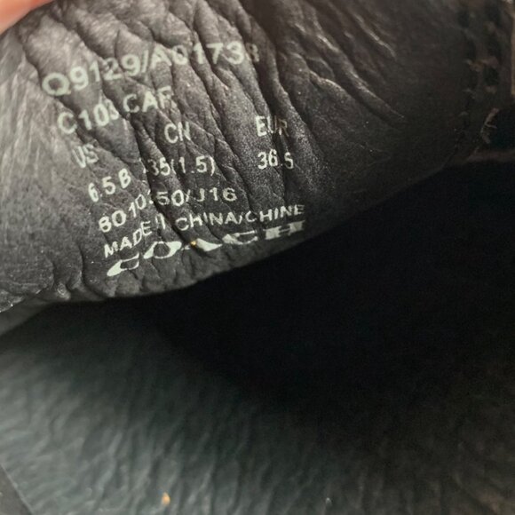 COACH C103 Race Car Sequin Sneakers Slip On Low Top Shoes Pointed Toe SZ 6.5 EUC - Picture 8 of 9